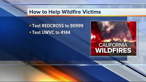 How to help victims of the California wildfires