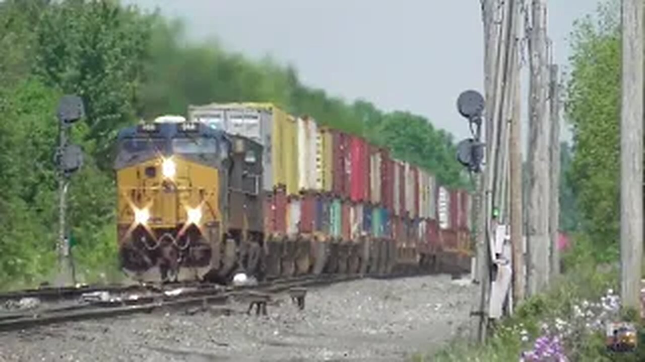 CSX Trains from Greenwich, Ohio May 18, 2024 Part 6