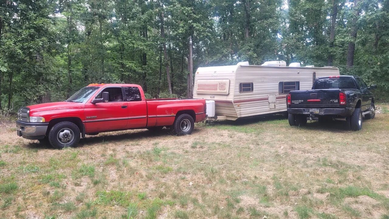 A Tree Fell Through My Load | 12 Valve Swap's First Tow | 2nd Gen Cummins Power Only Hotshot