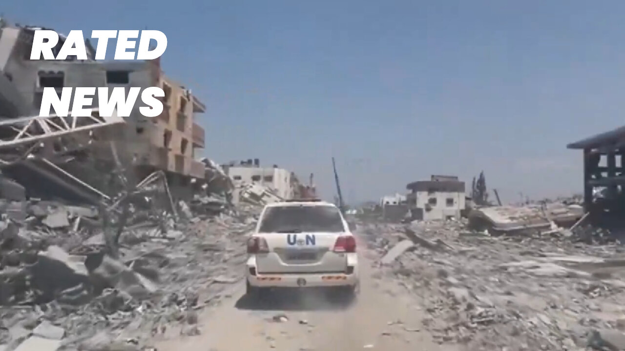 UN Delegation Video Documents Severe Destruction in Northern Gaza