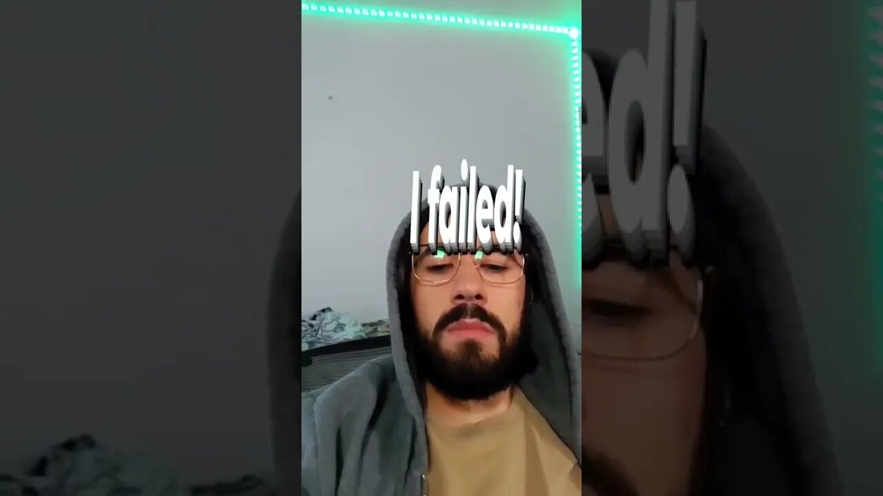 I lost