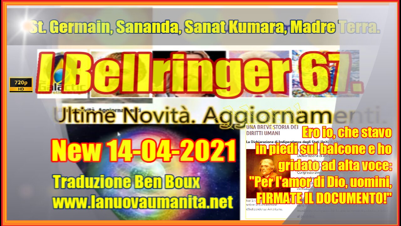 I Bellringer 67. St. Germain, Sananda, Sanat Kumara, Madre Terra