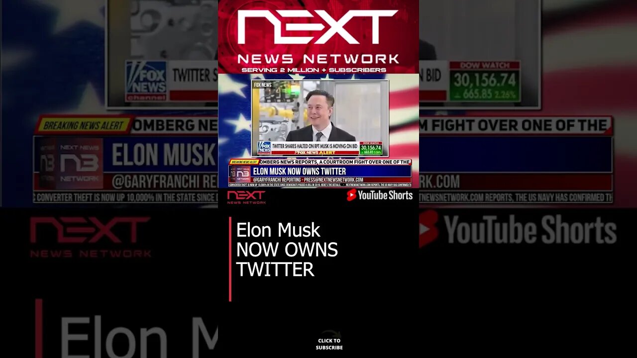 Elon Musk NOW OWNS TWITTER #shorts