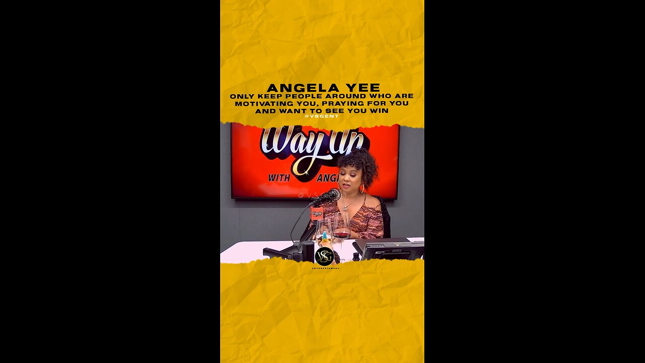 @angelayee Only keep people around who are motivating you, praying for you and want to see you win