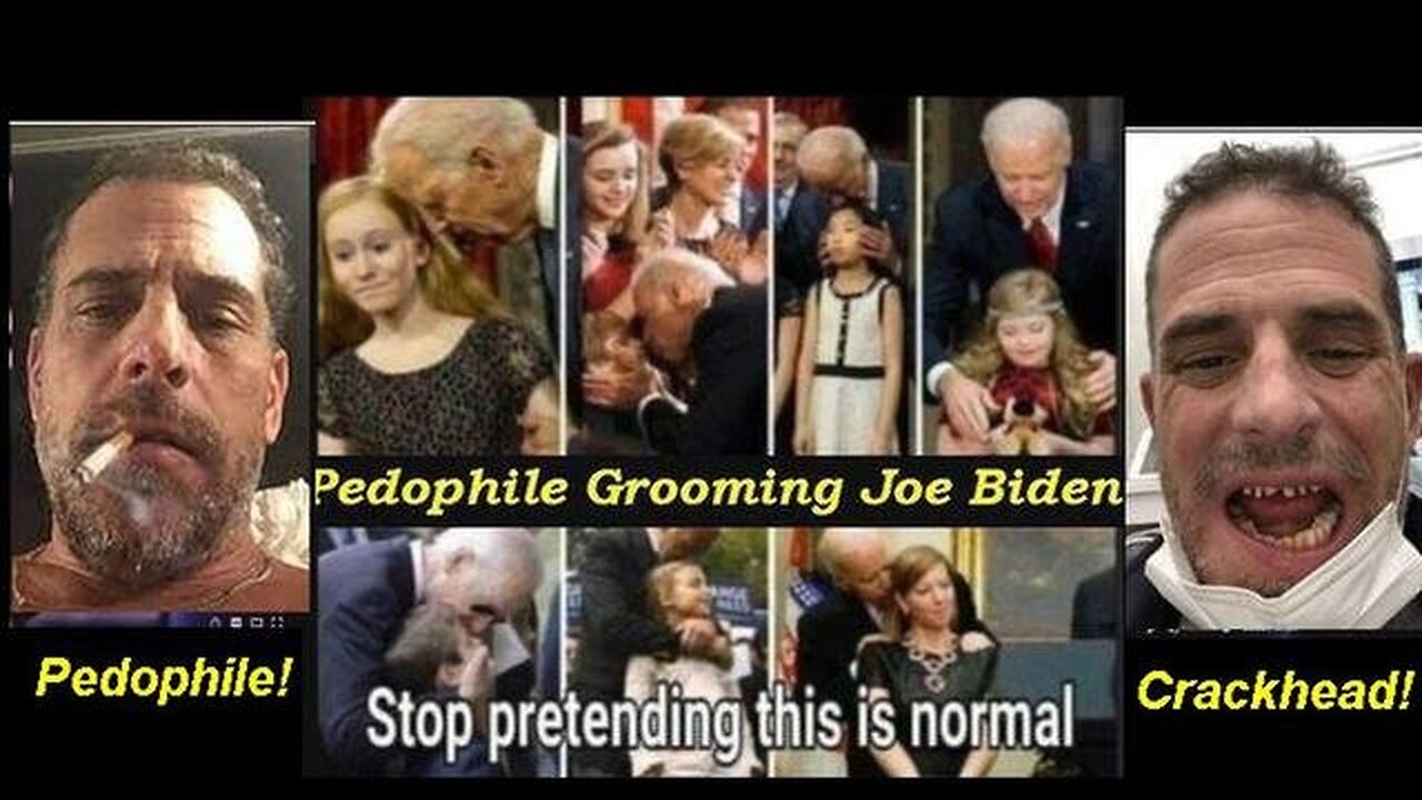 Pedophile Child Rapist Drug Addict Crackhead Hunter Biden Is Running USA!