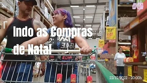 COMPRANDO O PRESENTE DA CESTA DE NATAL DOS GARIS