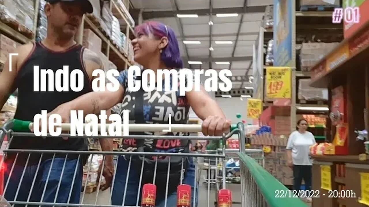 COMPRANDO O PRESENTE DA CESTA DE NATAL DOS GARIS