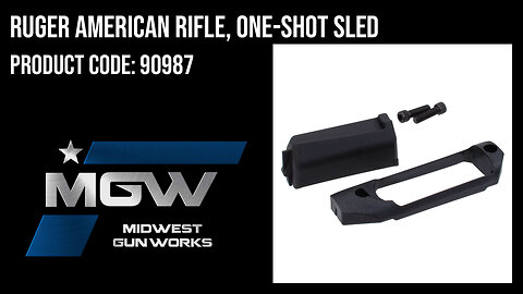 Ruger American Rifle, One-Shot Sled - 90987