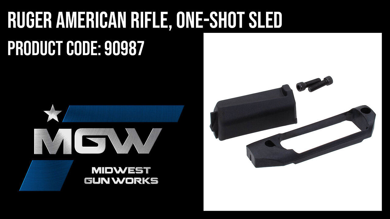 Ruger American Rifle, One-Shot Sled - 90987