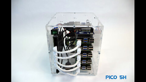 PicoCluster Raspberry PI5 5H cluster