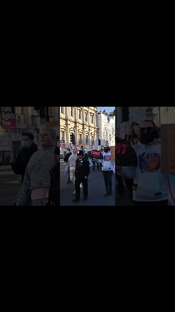 What do the protesters think of the police 😆 🤣 😂