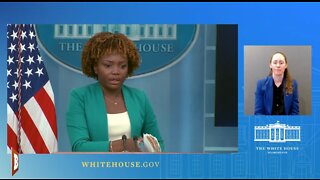 WH Press Secretary Karine Jean-Pierre speaking with reporters...