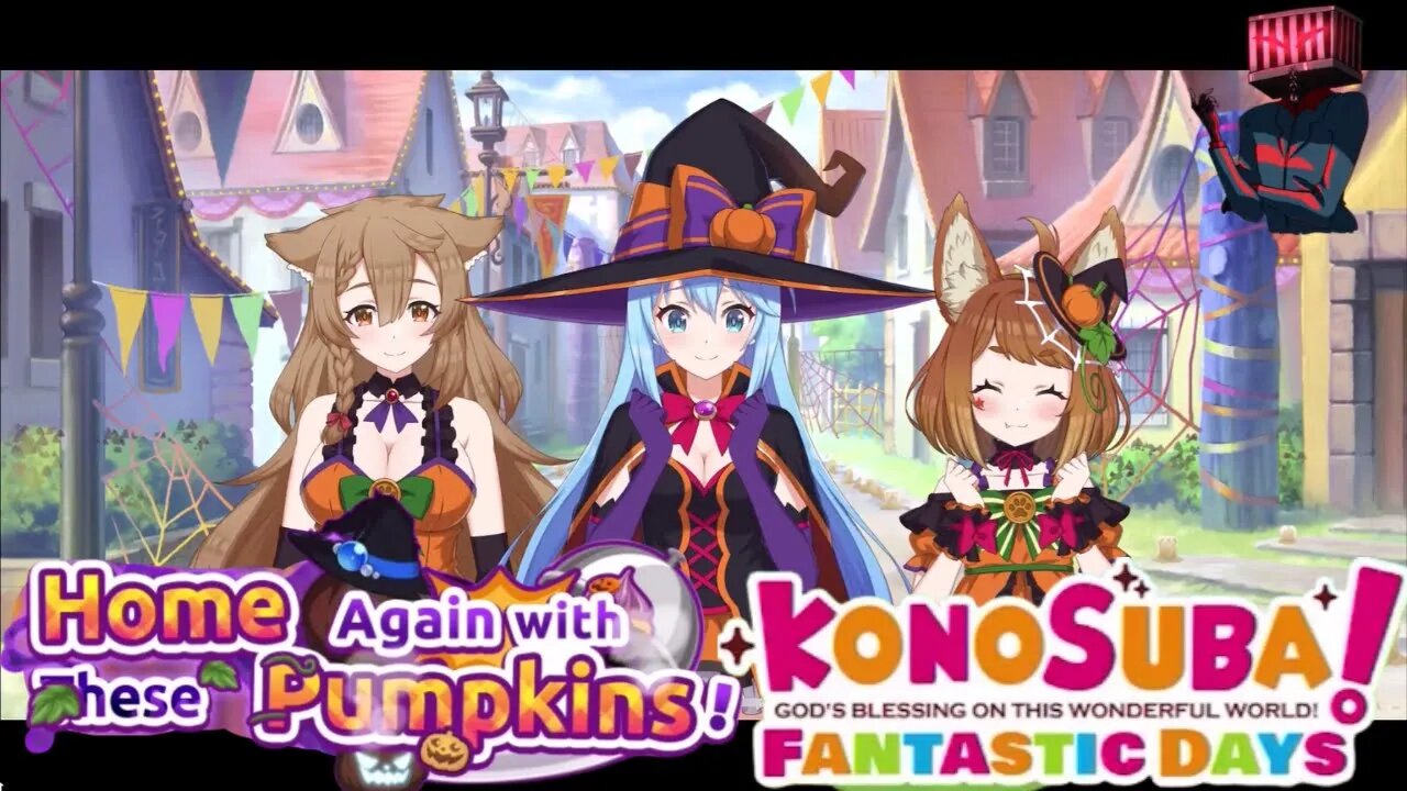 KonoSuba: Fantastic Days (Global) - Home Again with These Pumpkins Story Event P1