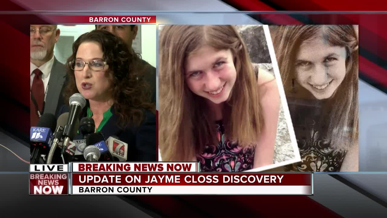 Barron County School District ready to celebrate Jayme's discovery