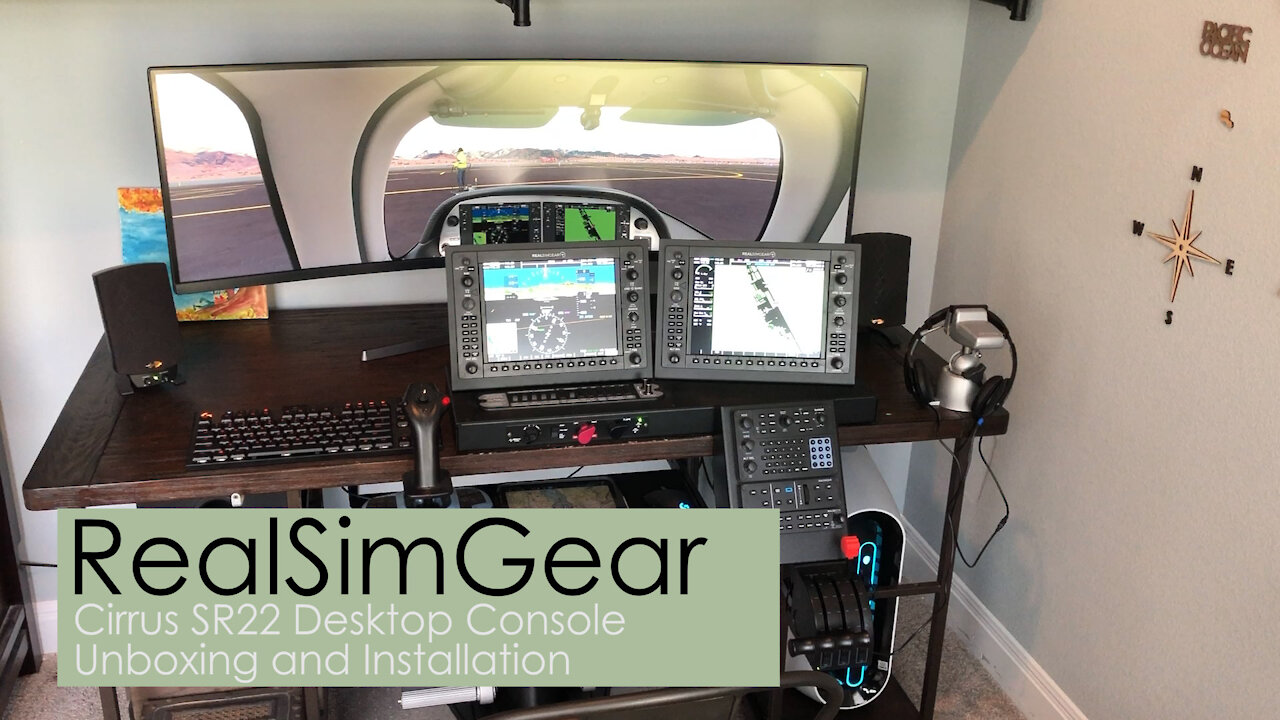 Real Sim Gear Cirrus Desktop Console Unboxing & Setup