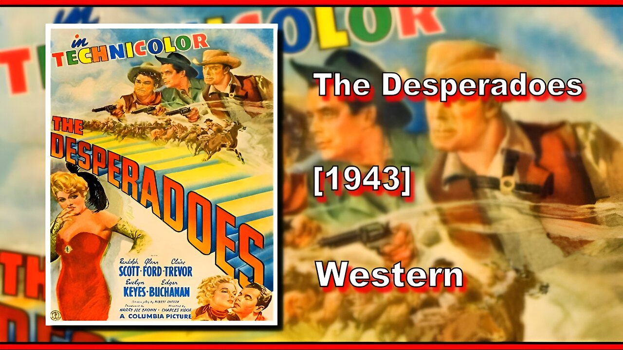 The Desperadoes (1943) | WESTERN | FULL MOVIE