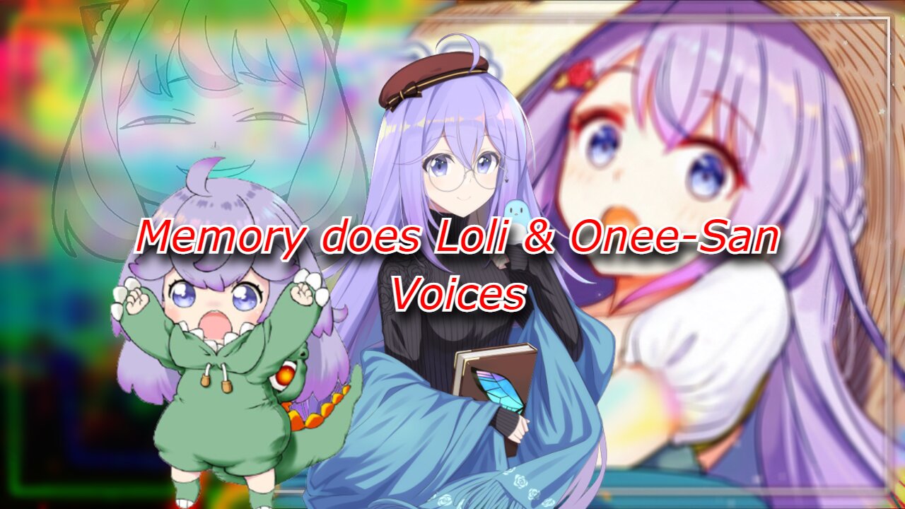 Vtuber utakata memory Loli and Onee-san voices