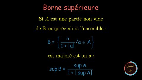 Borne supérieure