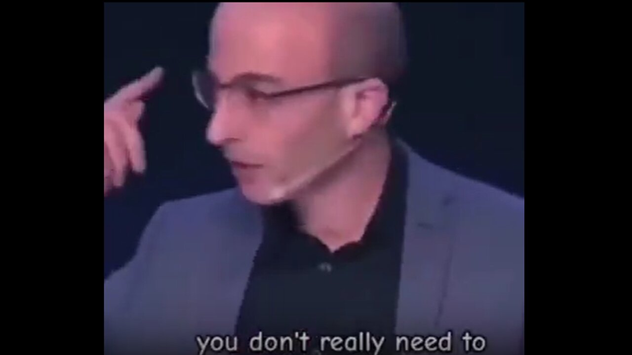 G012 Yuval Noah Harari: “You don’t need to implant chips in people’s brains in order to control or m