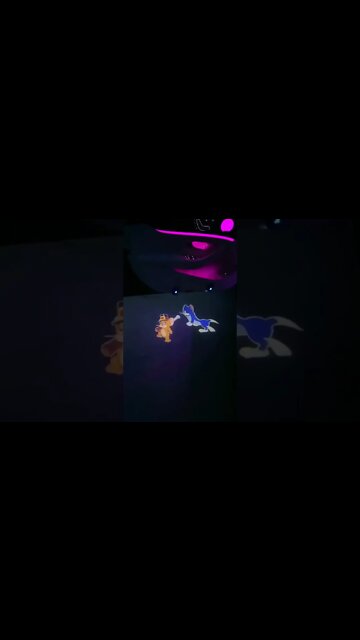 Projector logo door of car