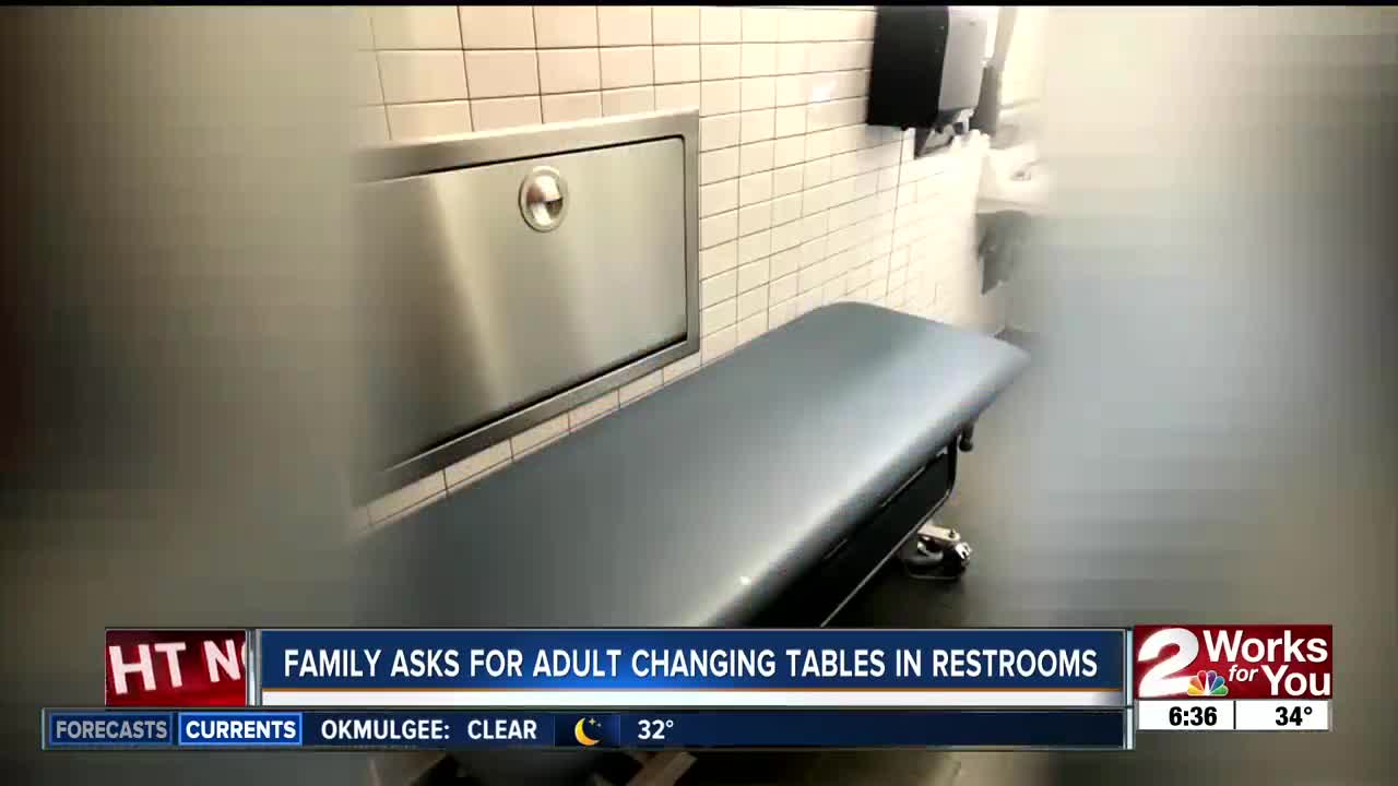 Family Asks For Adult Changing Tables in Restrooms