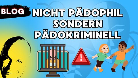 nicht pädophil sondern pädokriminell