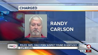 Child porn suspect found in Kentucky