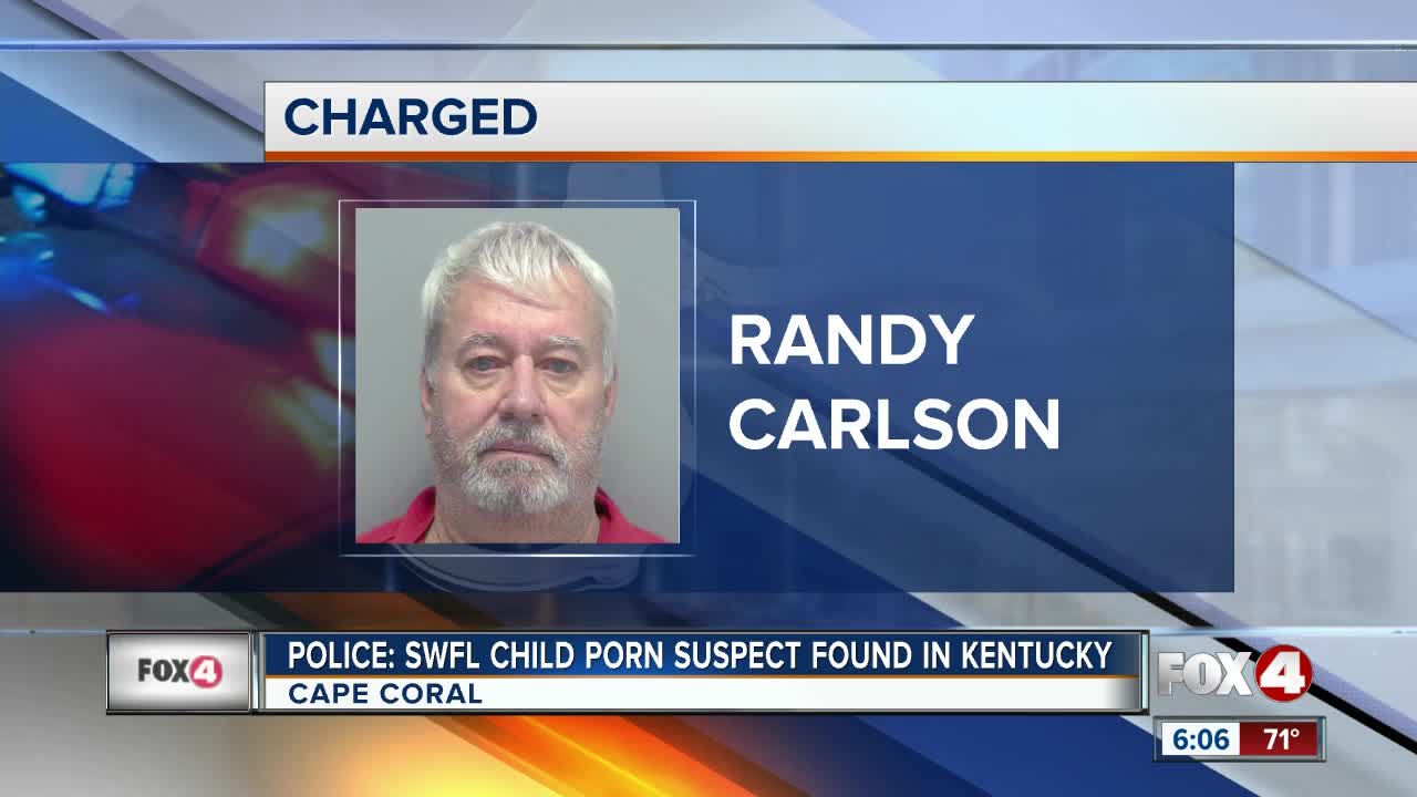 Child porn suspect found in Kentucky