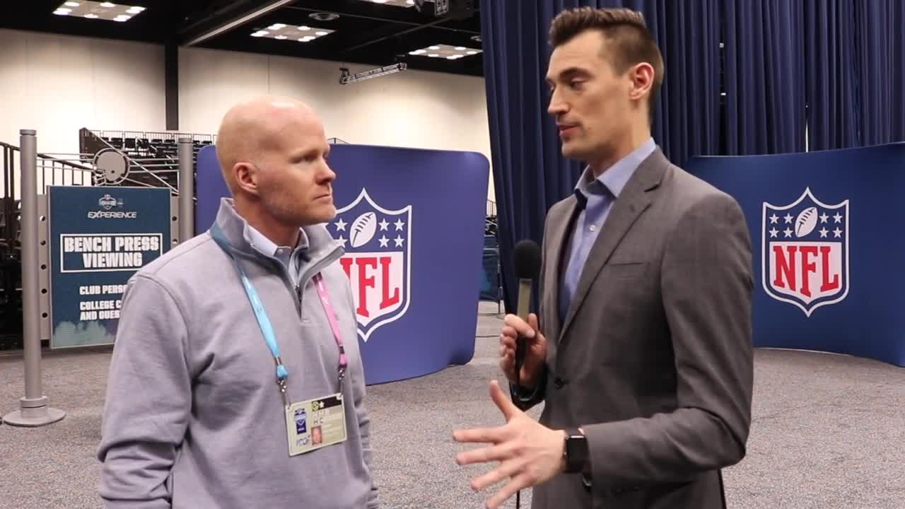 Buffalo Bills head coach Sean McDermott 1-on-1 with Joe Buscaglia at the 2019 NFL Scouting Combine (2/27/19)