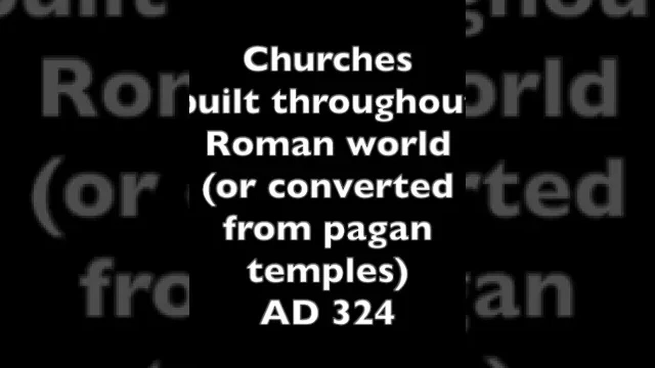 3 of 10 - When did THAT start? - Christian History - #FOTM1