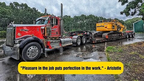 Neither rain or snow, cold or heat, can stop truckers from moving the World!