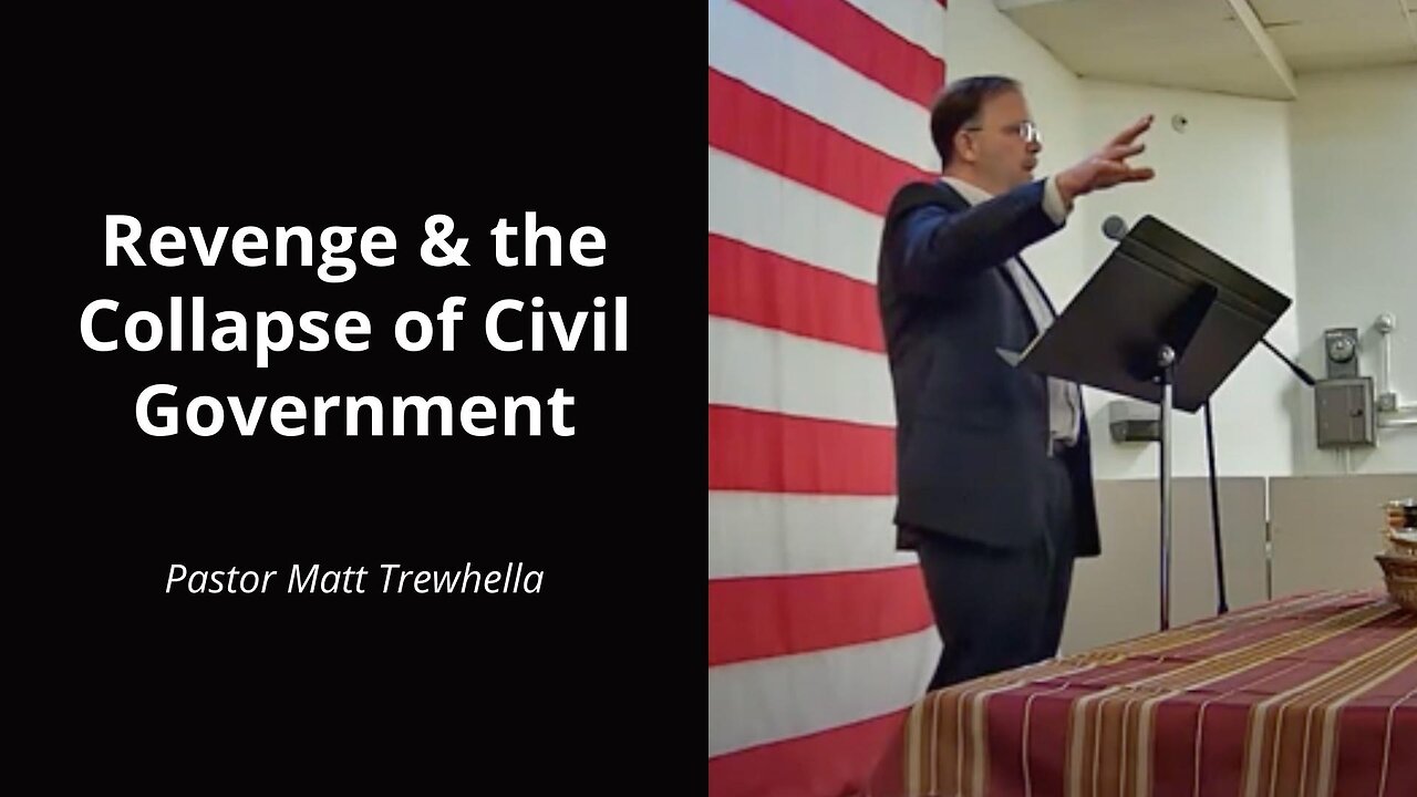 Revenge and the Collapse of Civil Government - Judges 15