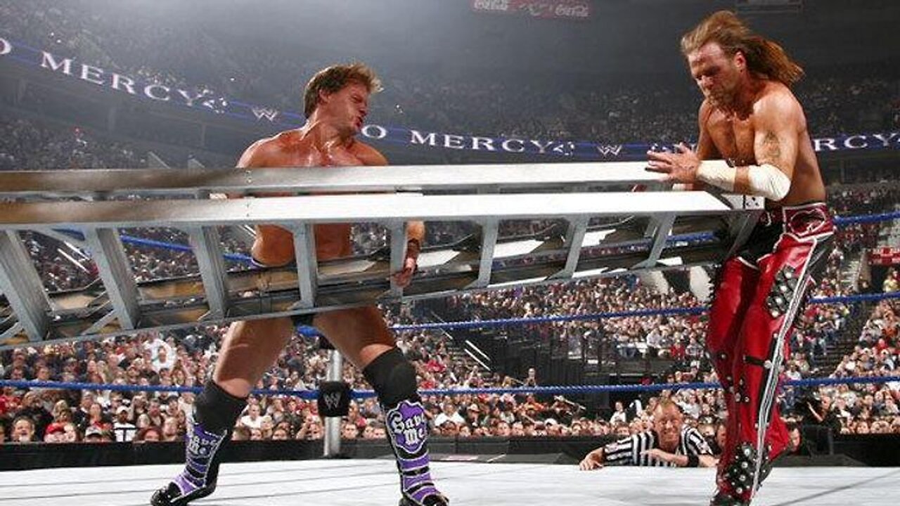 Chris Jericho vs Shawn Michaels Ladder Match No Mercy 2008 Highlights