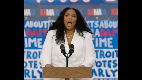 Lizzo just said that Kamala will make every city in America like the city of Detroit 👀