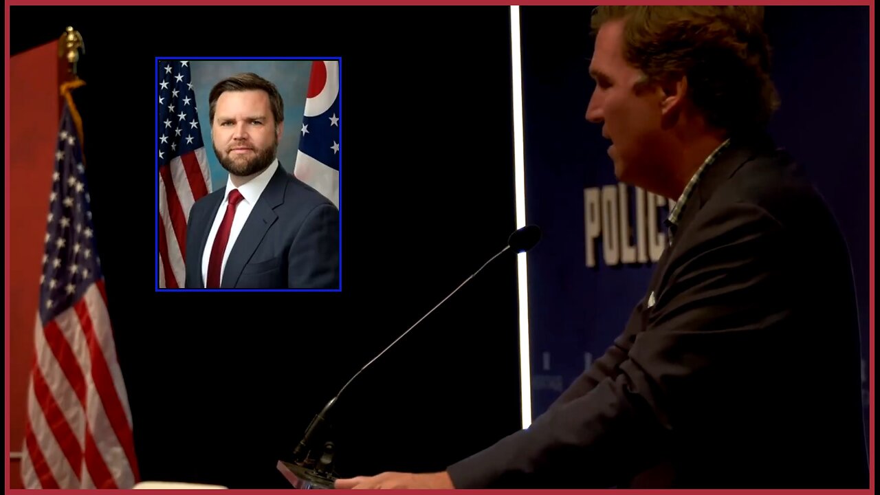 Tucker Carlson reveals his stunninginsights on J.D. Vance 👀