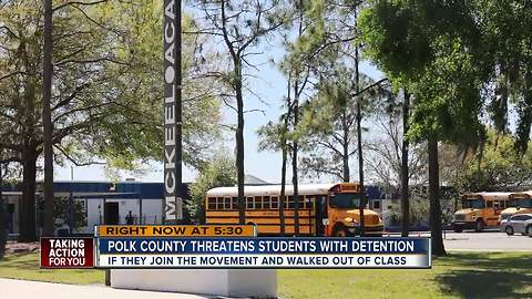 Lakeland school threatens students with detention for participating in National Walkout