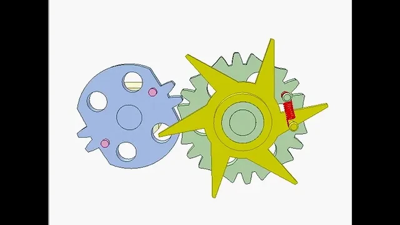 2409 Transmission with teeth uncompleted gears 19b