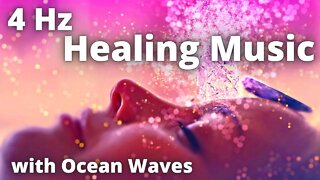 Deep Sleep Healing Music with Gentle Ocean Waves.