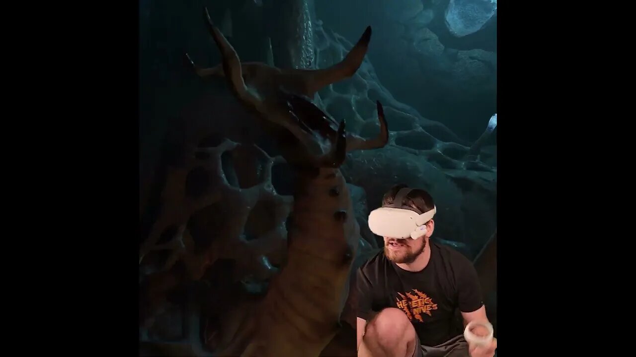 Rubbing the Belly of the Xen Grenade Pods (Alien Plant thing)