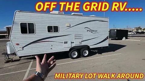 OFF The Grid RV? Jeep, Harley Davidson, Military Lot Walk Around