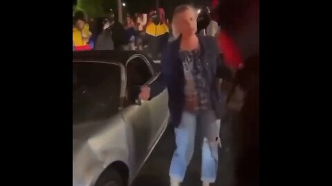 Illegal Street Takeover Thugs Destroy A Woman's Sports Car In Connecticut