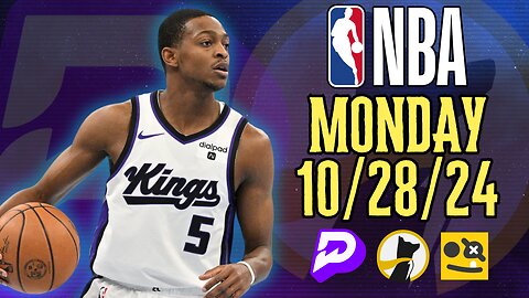 🏀 BEST NBA PLAYER PROPS | MONDAY | 10/28/24 | 6 PICKS | BASKETBALL | TODAY | PRIZEPICKS | UNDERDOG