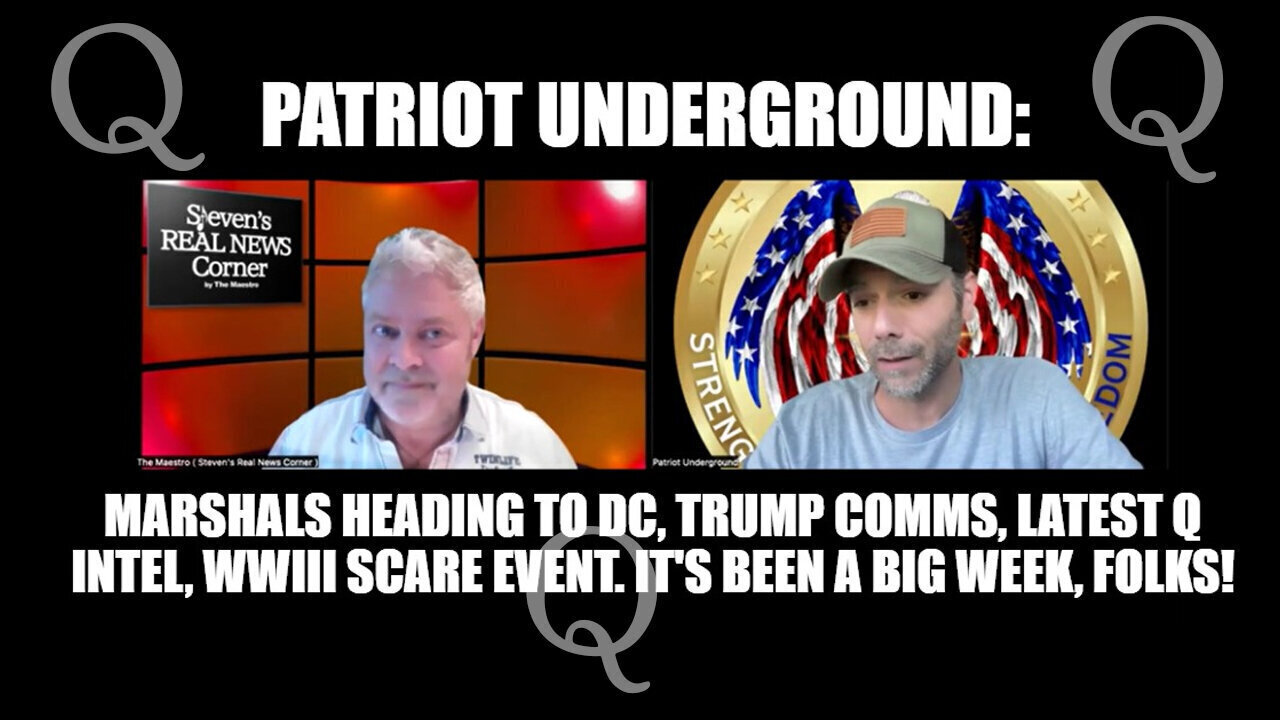 Patriot Underground - Trump COMMS, Latest Q Intel, WWIII Scare Event - It's Been A..- 7/29/24..