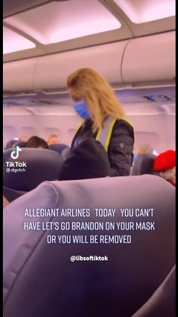 Man kicked off plane for “Let’s Go Brandon” mask.