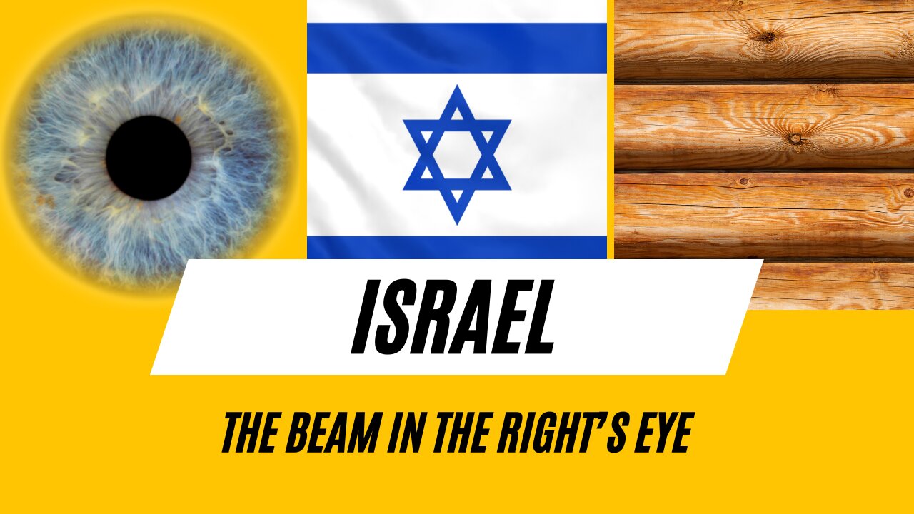 Israel, a rally, and the beam in the right’s eye