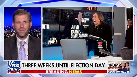 Eric Trump: Kamala Harris, Democrats Want to ‘Turn the Page’ When They’ve Occupied White House 12 Out of 16 Years