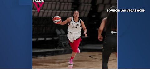 Las Vegas Aces prepare for season in scrimmage game against Los Angeles Sparks