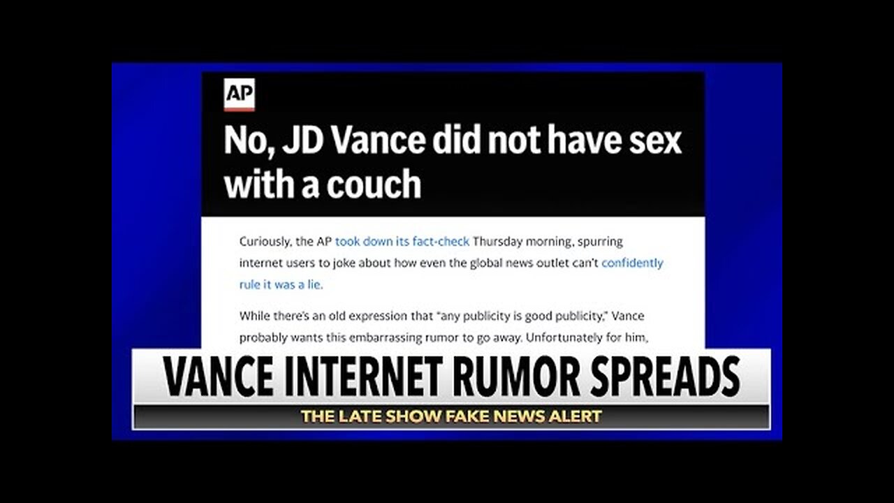 J.D. Vance Dogged By Weird Internet Rumor