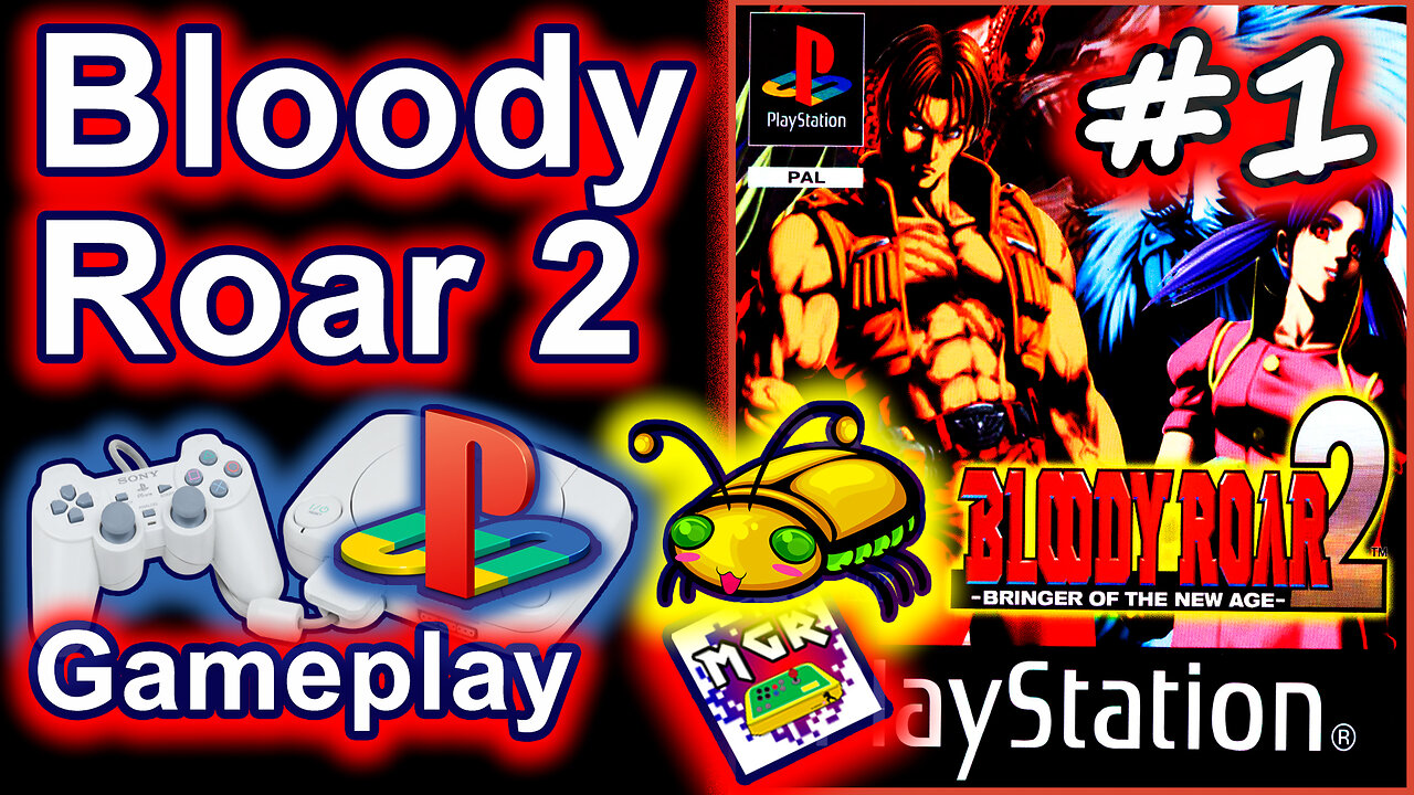 Bloody Roar 2 [SCUS 94424] (PS1, Mednafen-Medgui Reborn, Comentado, 2024) #1 Bakuryu