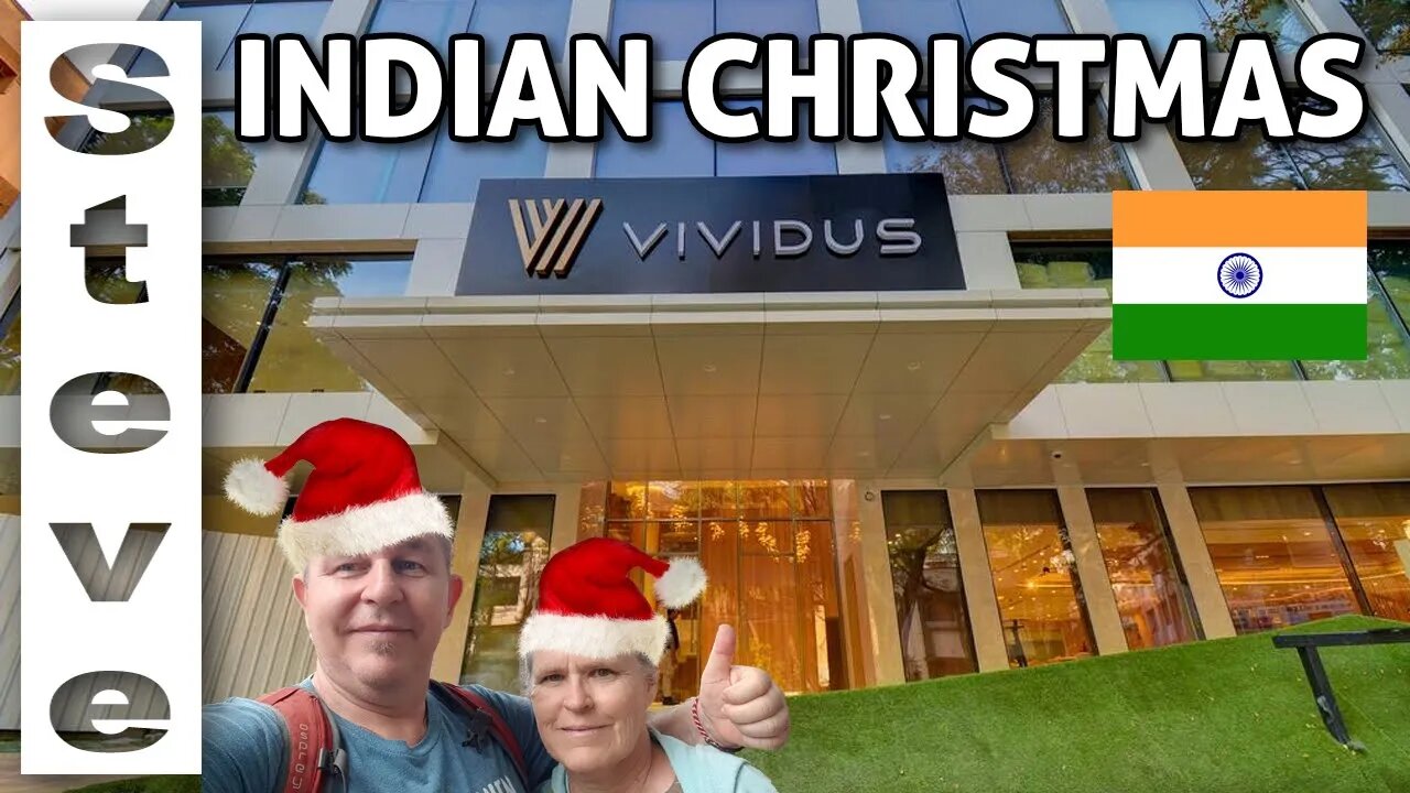 MERRY CHRISTMAS IN AN INDIAN HOTEL - Vividus Hotel Bangalore 🇮🇳